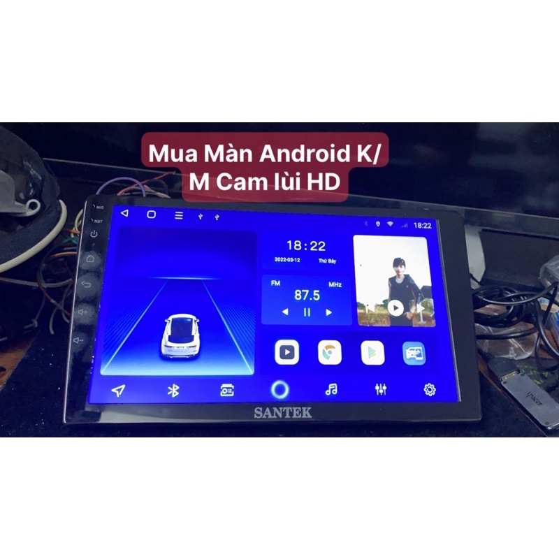 Màn Android 9 inch 4G SANTEK | Shopee Việt Nam