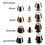 VVDZA 10 Bộ / túi 10 / 12 Mm Dây Đeo Đinh Tán DIY Da Thủ Công Quần Áo / Túi / Giày Kim Loại Móng Tay Xô Mái Vòm