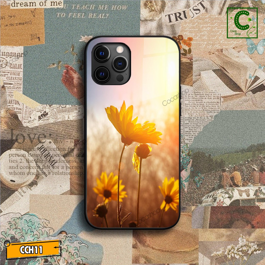 Ốp iphone in hình cực đẹp siêu bền - Cúc họa mi vàng nhẹ nhàng -6/6plus/6s/6splus/7/7plus/8/8plus/x/.....