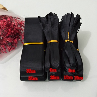 Ruy băng gân vải trơn 4cm lẻ 3 mét làm nơ, gói quà, làm phụ kiện handmade Pinky Shop