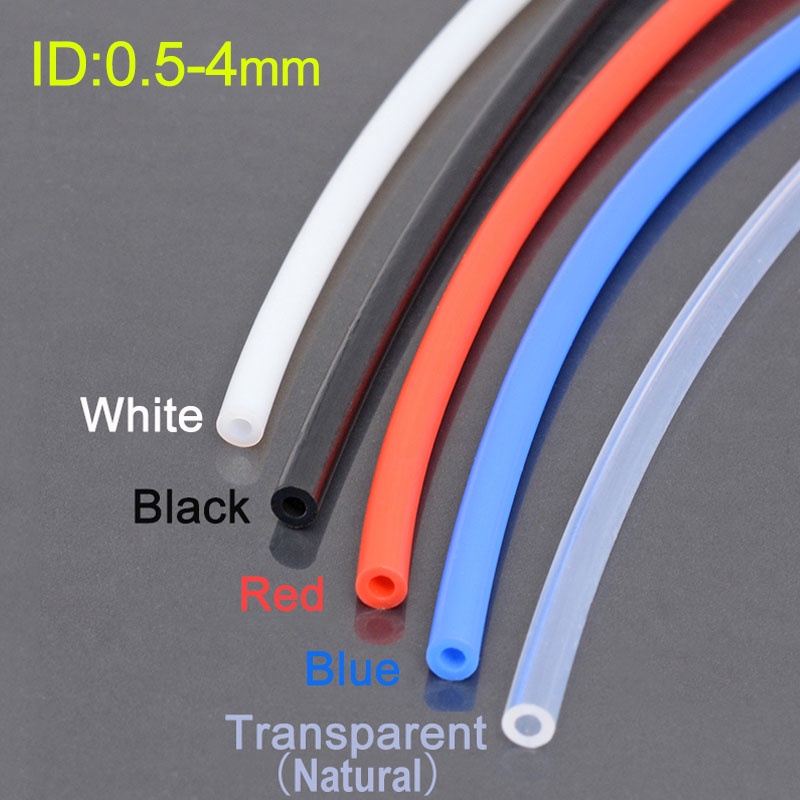 Ống PTFE 1 Mét ID 1 2 5.5 3 4 Mm Ống Cách Nhiệt Nhiều Màu