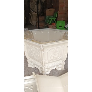 Khuôn lục giác 60 chân liền chất liệu abs mẫu phúc lộc thọ trộn mai trúc cúc hàng dày dặn