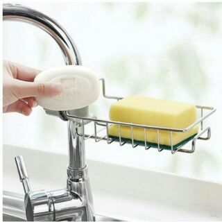 (XẢ LỖ)Giá để khăn gắn vòi rửa bát bằng inox [siêu hot]
