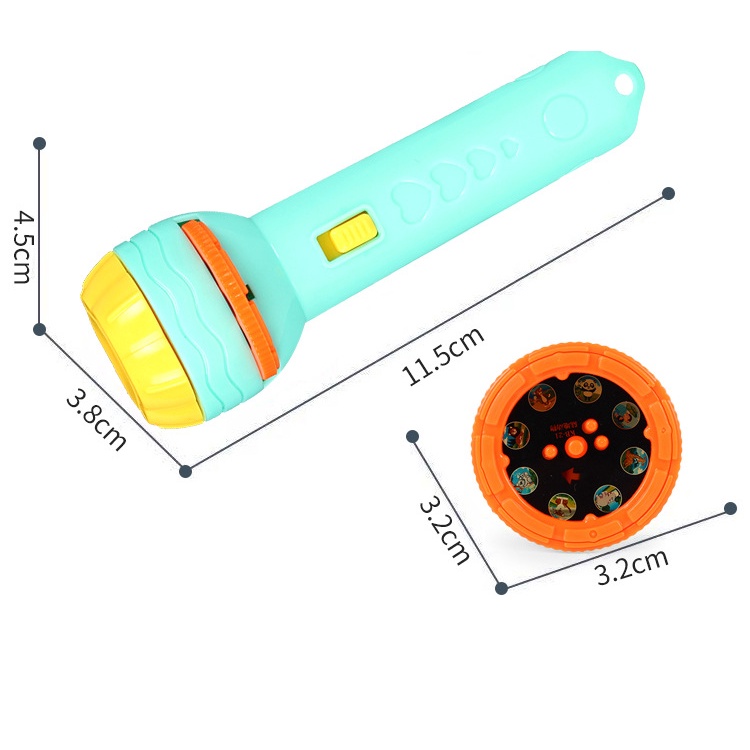 Đèn Pin Chiếu Hình Cho Bé Đèn Chiếu Trần Nhà Đèn Chiếu Hình 3D 80 Hình Đèn Chiếu Mini - Đồ Chơi Cho Bé PUKAPI