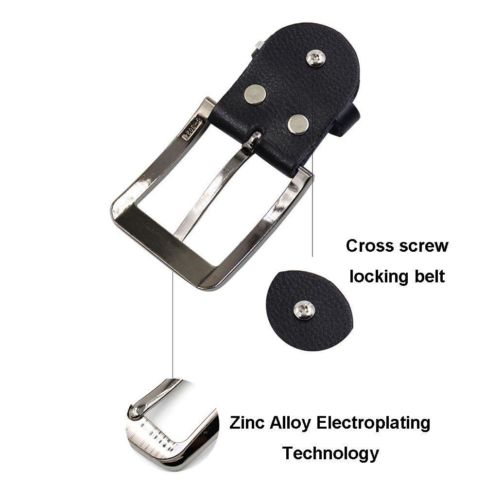 NKSFX Khóa Thắt Lưng 2.5 / 3.5 / 4 cm Đầu Thắt Lưng Nam Phụ Kiện Da Thật