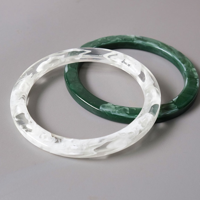 Kikin 2 Chiếc Nhẫn Thiết Kế Nhựa Ví Tay Cầm Cho Túi Tay Cầm Làm Thay Thế Thủ Công DIY