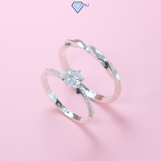 Women's 925 Silver Couple Rings, engravable by Trường Nhung Jewelry - TNJ