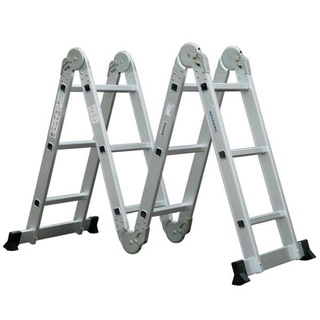 Thang nhôm Advindeq ADM103 - gấp đa năng 4 đoạn -Thiết kế linh hoạt cao- khi duỗi chữ I lên tới 3.5m