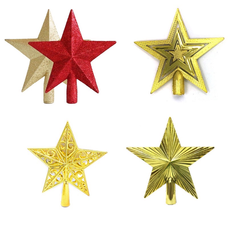 Sao đỉnh cây Thông đẹp , nhấp nháy nhiều kiểu dáng gắn lên đỉnh cây thông Noel trang