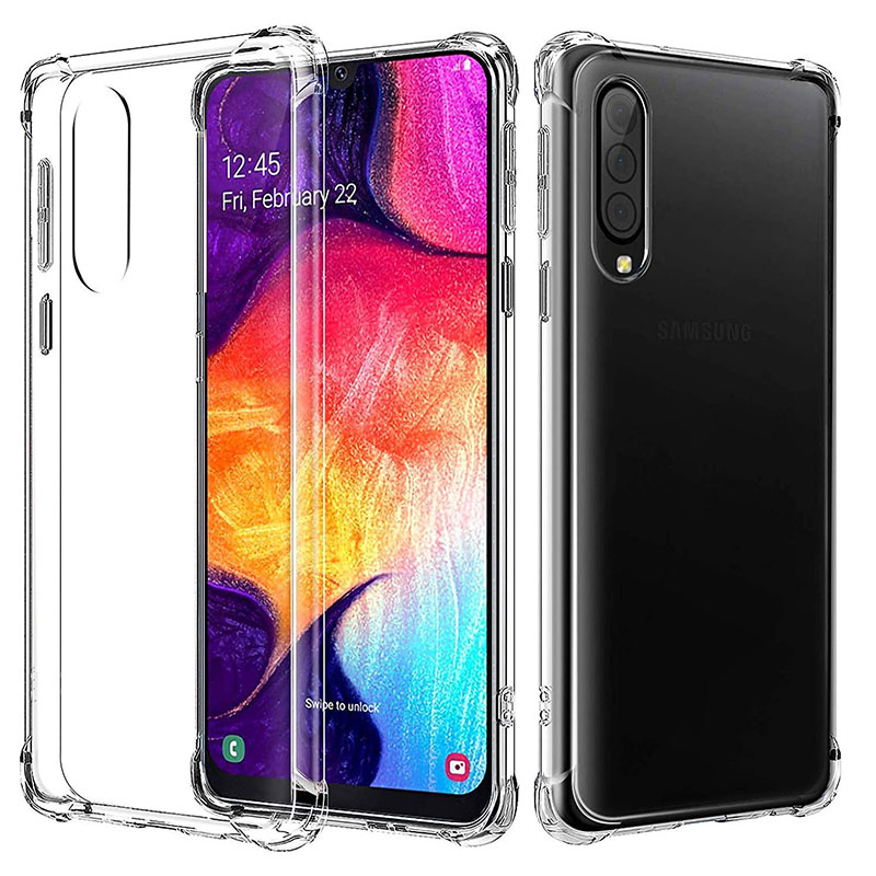 Ốp điện thoại trong suốt chống sốc thời trang cho Samsung Galaxy ss A50 A30 A20 A10 A70 A50s A10s A20s A30s