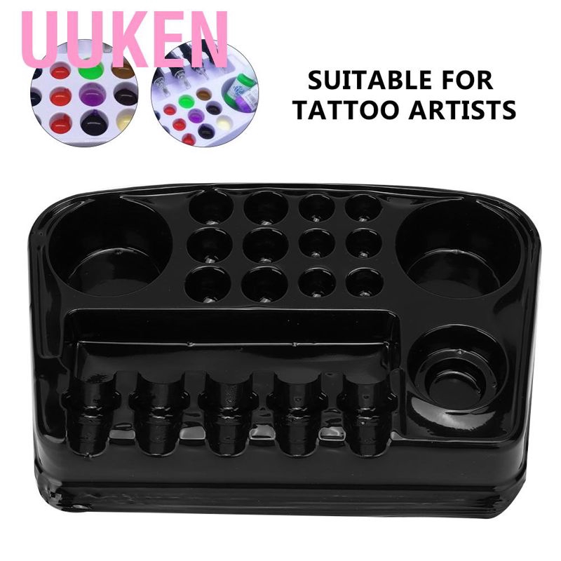 Uukendh [Hàng mới về] Set 12 khay tinh mực dùng một lần tiện lợi