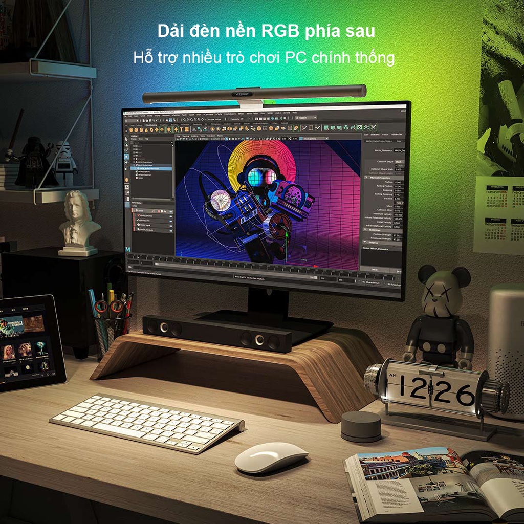 Mô tả Đèn treo màn hình Yeelight Screen Light Bar Monitor Pro yltd003 - Hỗ trợ Razer Chroma và OverWolf - 2