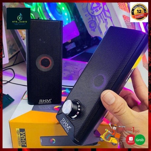 Loa máy tính LED 2.0 RHM RM-116BT 2.0, có bluetooth - Loa vi tính mini ...