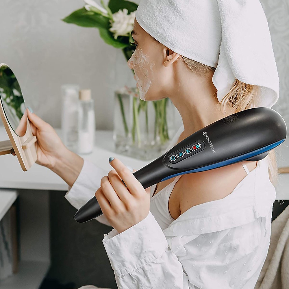 Ảnh Máy Massage Cầm Tay Đa Năng Cao Cấp KINGTECH LUX-900 - Mát Xa Toàn Thân, Chuyên Sâu Cho Lưng, Cổ, Vai, Gáy Cánh Tay 2