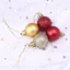 POP 24 Chiếc 3cm Cây Giáng Sinh Trang Trí Baubles Treo Đồ Trang Trí Trang Trí Cho Gia Đình Năm Mới Tiệc Cưới