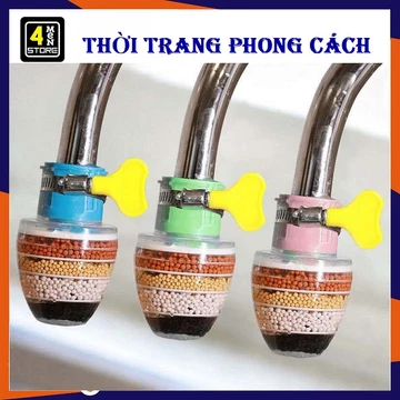 Đầu Lọc Nước Trực Tiếp Tại Vòi 6 Tầng Lọc Cặn Bẩn - Vòi Sen Lọc Nước 6 Tầng Lọc Sạch Cặn Bã An Toàn
