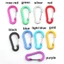 BORAGETE 5 Khóa Cắm Trại Leo Núi Carabiner Ba Lô Ngoài Trời Chụp Kẹp