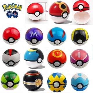 Quả bóng pokemon đồ chơi bằng nhựa cỡ 7cm 13 kiểu tùy chọn