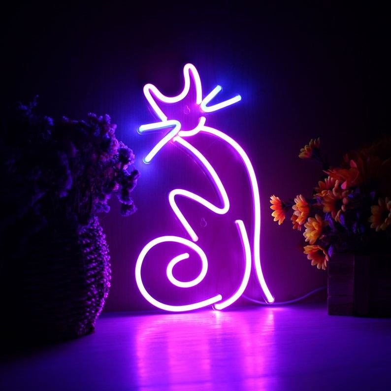 Đèn Trang Trí Led Neon Sign Hình Mèo [ Mẫu 3] Cat led neon