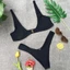 Bộ Bikini nữ DUSKGLOW Mùa hè Push Up V Thông Đồ bơi eo thấp