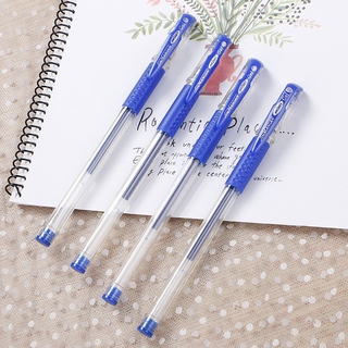 🖊️ COMBO 10 BÚT BI BÚT GEL 0.5MM CAO CẤP – MỰC ĐỀU ✨10 ngòi bút nước xanh, đen, đỏ – Thỏ Hồng VPP 🐰
