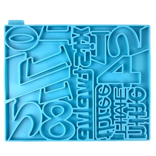 Đồng Hồ Số sáng tạo với khuôn UV Epoxy Resin và Silicon Crystal cho đồng hồ treo tường