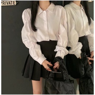 Áo Sơ Mi Nữ Tay Dài Phong Cách Hàn Quốc