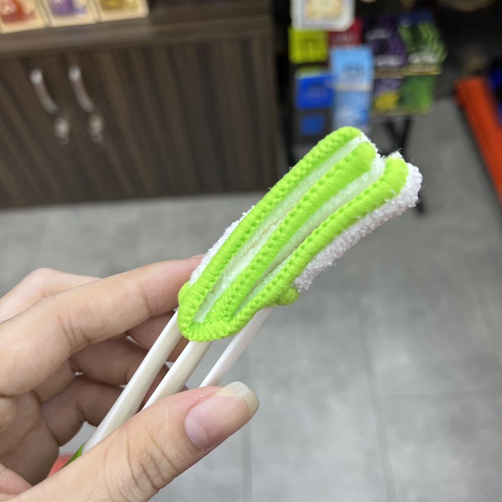 Chổi , Cọ 2 Đầu Vệ Sinh Cửa Gió Điều Hòa Xe Hơi Chuyên Dụng
