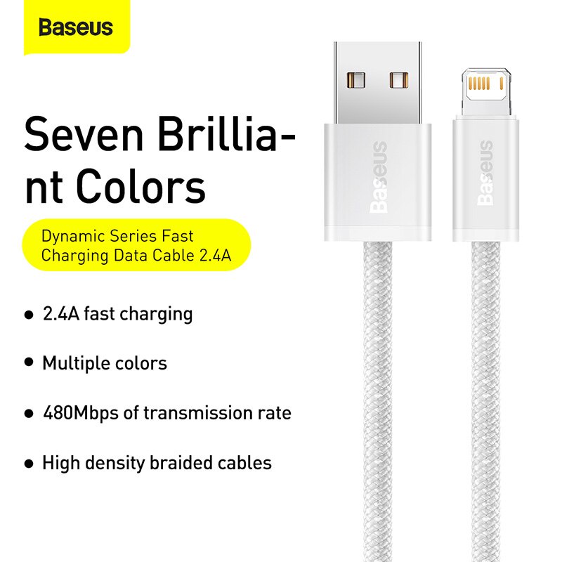 Ảnh Dây cáp sạc nhanh BASEUS cổng USB cáp sạc nhanh cho ip 13 Pro 12 mini pro max 3