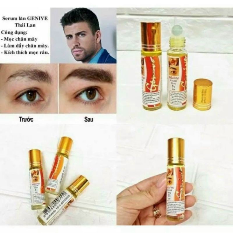 [CHÍNH HÃNG] sale - Serum kích mọc râu, lông mi,lông mày Genive Thái ...