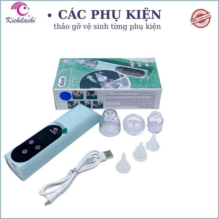 Máy hút mũi cho bé sơ sinh bằng điện kichilachi, dụng cụ hút mũi cho trẻ em phụ kiện hút mũi SAMBABY – 2