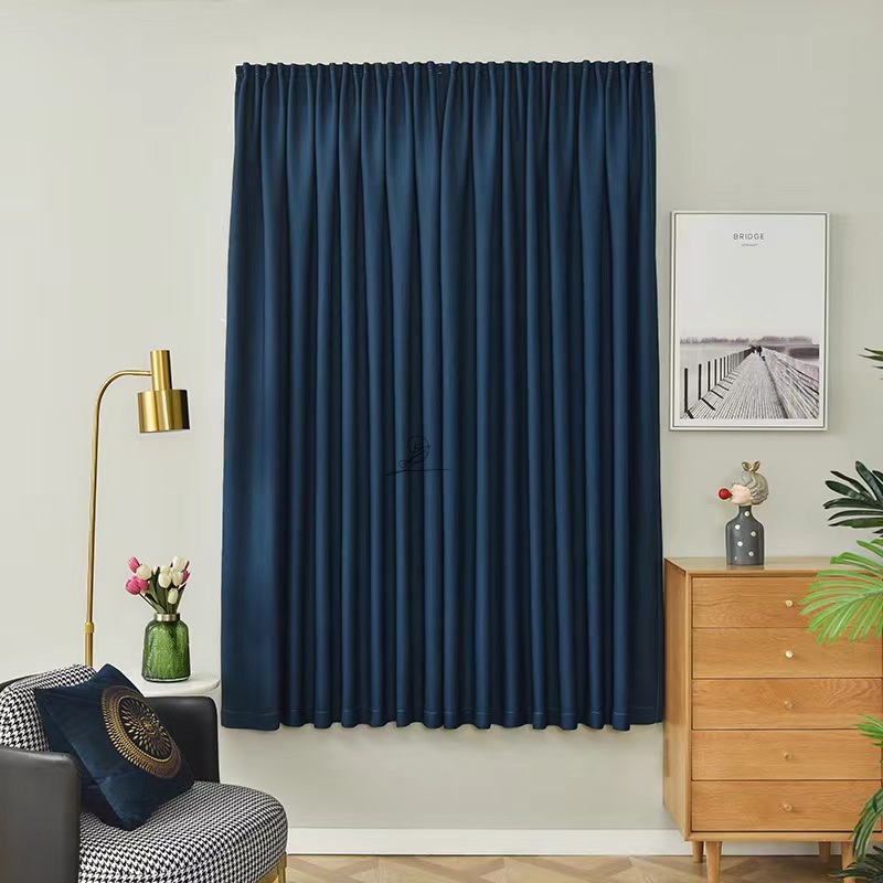 Ảnh Rèm Cửa Dán Tường LEVIKA màn cửa sổ chống nắng, không khoan đục, may sẵn treo phòng ngủ 1