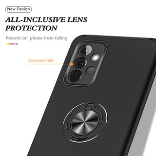 Ốp Điện Thoại Silicon TPU Mềm Siêu Mỏng Chống Rơi Chống Sốc Có Vòng Đỡ Cho Samsung Galaxy A73 A72 A71 A53 A52 A51