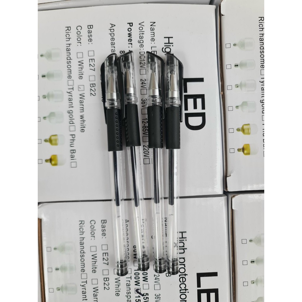 (ĐỦ 2 MẦU) SET 50 CHIẾC BÚT BI NƯỚC VĂN PHÒNG SIÊU ĐỀU MỰC, VIẾT SIÊU SƯỚNG - BUT BI CAO CAP