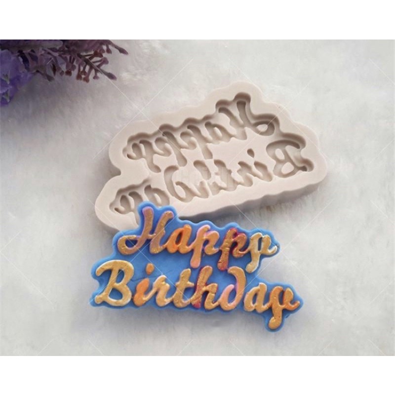Khuôn chữ Happy Birthday