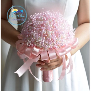 Cuộn 30m Chuỗi Ngọc Hạt Trai Làm Bó Hoa Cưới Cho Cô Dâu, Trang Trí Tiệc Cưới - Bi & Bin Handmade Shop
