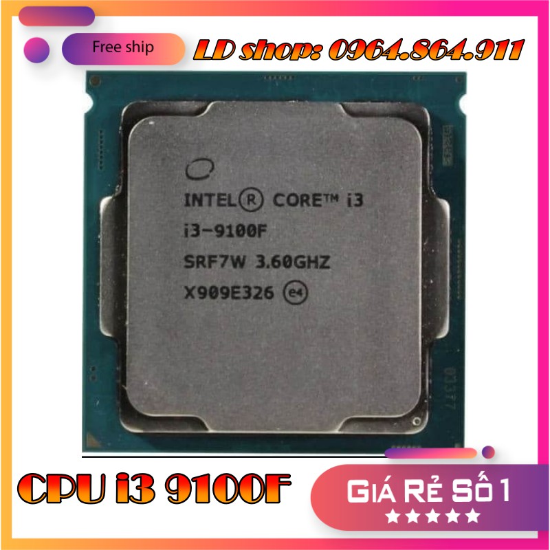 CPU Intel Core i3 9100F mã 7W | Shopee Việt Nam