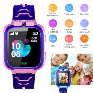 Đồng hồ thông minh Q12 chống thấm nước 2g gps có camera hd cho trẻ em