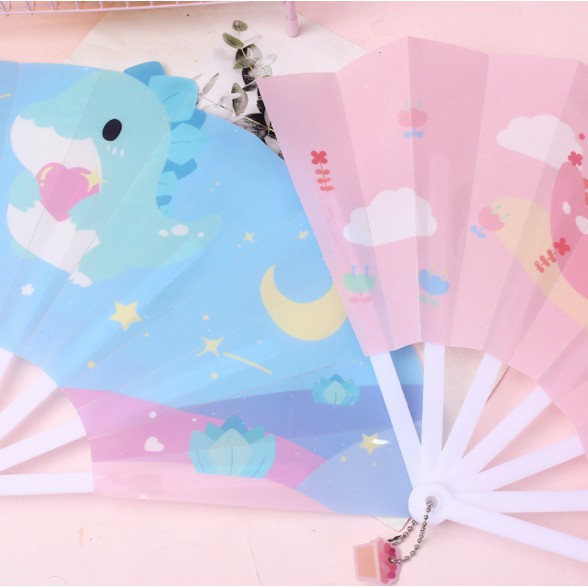 Quạt Nhựa Gấp Cầm Tay Mini - Quạt Nhựa Gấp Gọn Bỏ Túi
