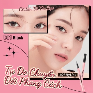 [Y095] Bút kẻ mắt Pinkflash - Dạng lỏng - Nhanh khô - Chất lì chống nước lâu trôi 30g