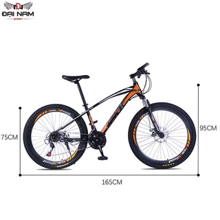 Xe Đạp Thể Thao Địa Hình NS-06 Vành 26 inch 24 Tốc Độ Đại Nam Sport + Mũ Bảo Hiểm,Khóa Dây Và Chắn Bùn