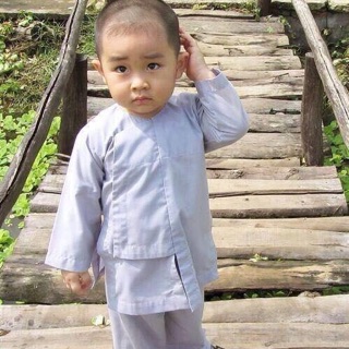 Vạt Hò Cho Bé # Đồ Lam Bé Trai Gái Đi Chùa