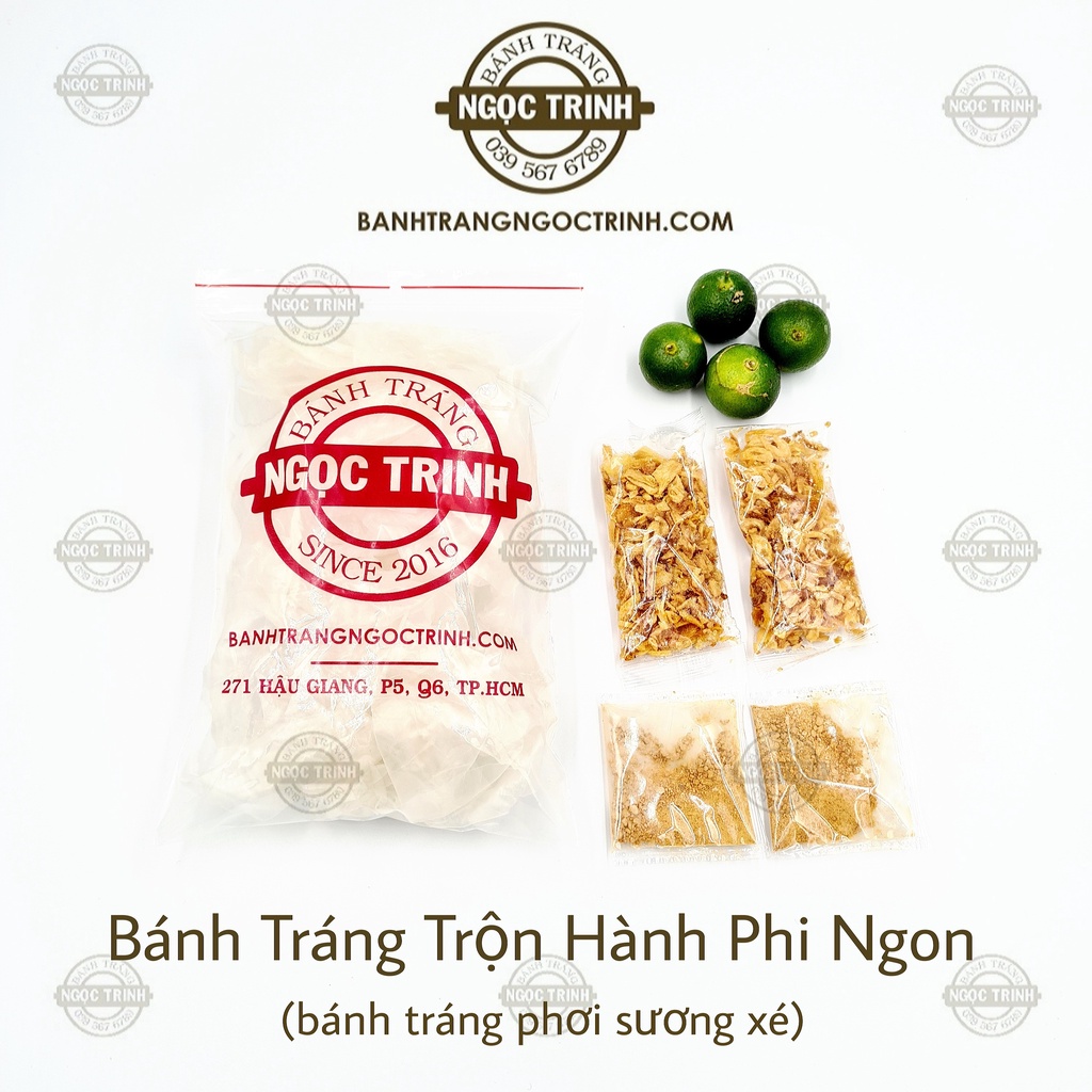 Bánh Tráng Phơi Sương (5 Túi) Bánh Tráng Trộn 3 Vị Loại Ngon Cao Cấp 