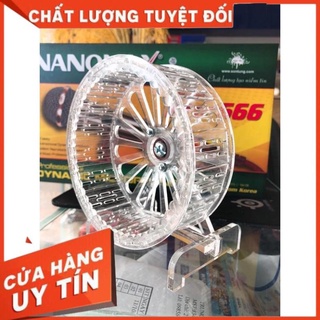 [FreeShip] Vòng quay trong suốt, hamster Wheel, Size S D 12.5cm
