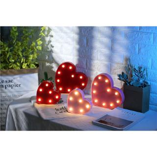 Đèn LED hình trái tim để bàn trang trí DECOR phòng ngủ quà tặng lễ tình nhân VALENTINE MOXI