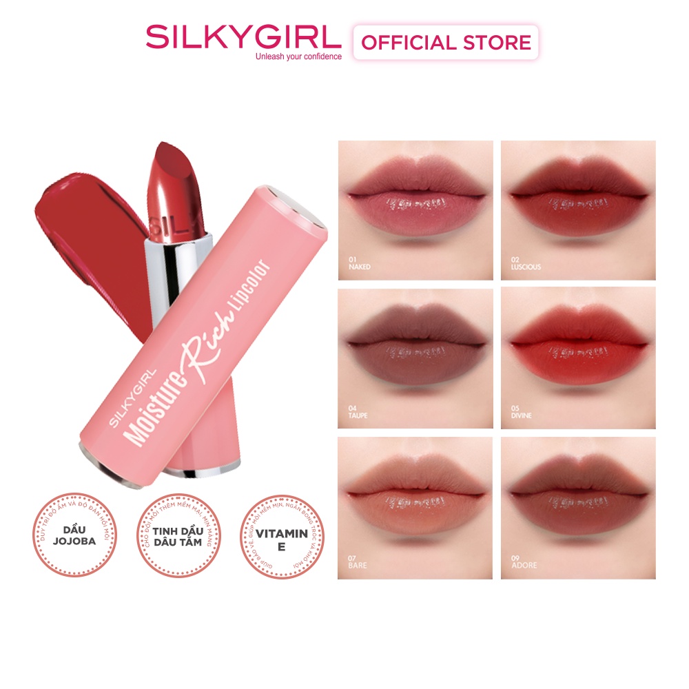 Ảnh Son Dưỡng Có Màu Silkygirl Moisture - Mua 1 tặng 1 1