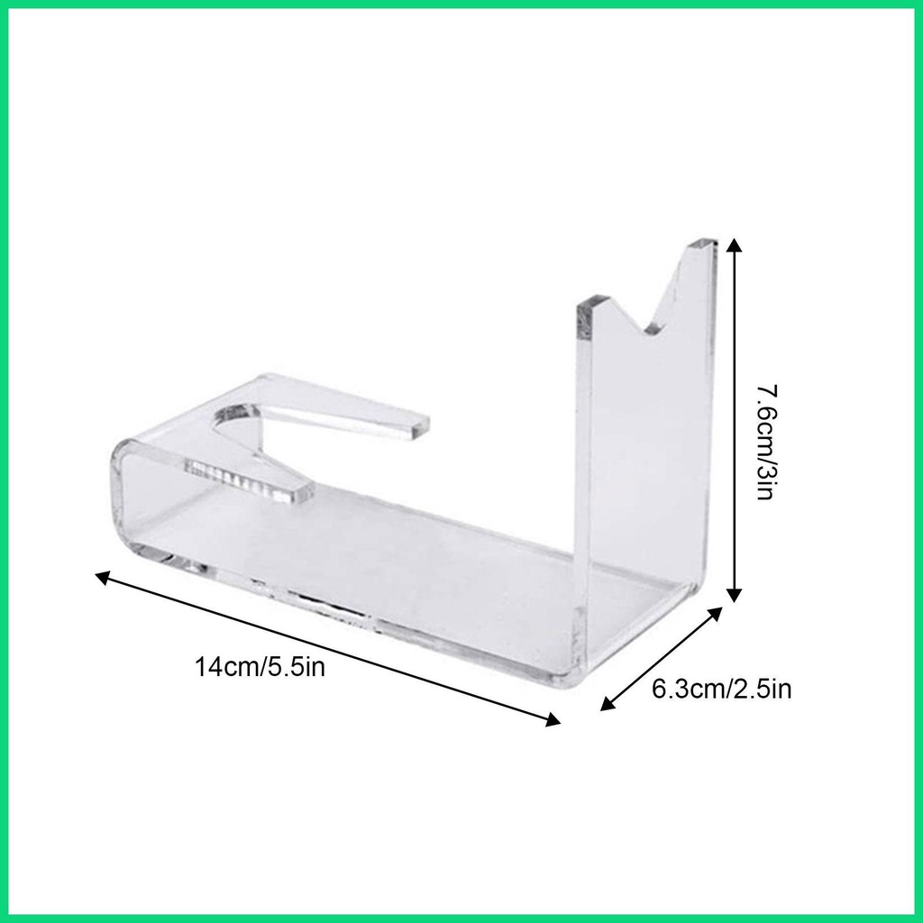 Bộ 2 Giá Đỡ Treo Súng Lục 5.5 X 2.5 X jiwvn Bằng Acrylic Trong Suốt