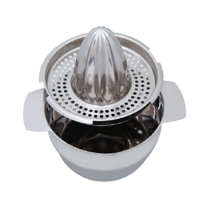 Bộ vắt cam INOX tiện dụng-Nắp vắt cam nhựa Việt Nhật kèm ca đong định mức aladanh-net-vn