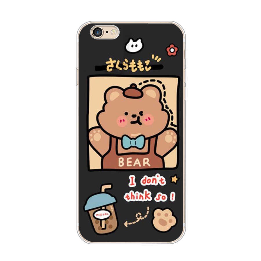 Ốp Lưng Mềm Bảo Vệ Cao Cấp Cho iphonee 4 4s 5 5s se 6 6s plus