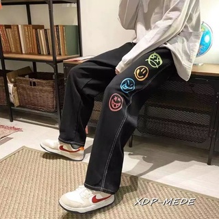 QUẦN BAGGY ỐNG RỘNG NAM-TAN-DÁNG SUÔNG PHONG CÁCH-QJI02-THỜI TRANG UNISEX-có size Nam Nữ in dể phối đồ siêu đẹp màu đen